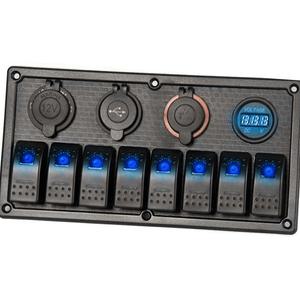 보트 스위치 선박 요트 LED 라이트 방수 조종 리모콘 보트스위치 - 5키