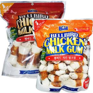 벨버드 치킨밀크껌 1KG 코스트코 애견간식 소형견 중형견 개껌