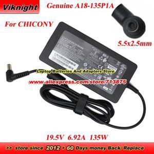 시코니 A18-135P1A AC 어댑터 5.5x2.5mm 팁 전원 포함 UP/N A135A022P REV03 19.5V 6.92A 135W PSU