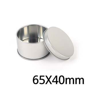 원형 뚜껑 막힘 철제 휴대용 틴케이스 65X40mm 5개