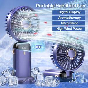 USB 핸드헬드 미니 선풍기 FANS FAN NE PHONE NI 스탠드 휴대용 BLE SP 화면 HANGING 접이식 FOLDABLE 5단 WITH 충전식 AND HANDHELD 목걸이 CHARGEABLE STAND 디스플레이