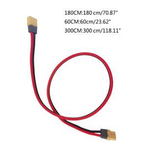 실리콘 익스텐션 리드 12AWG XT60 케이블 CM 300CM 와이어 배터리 변환 연결 플러그 커넥터 180 60 암컷
