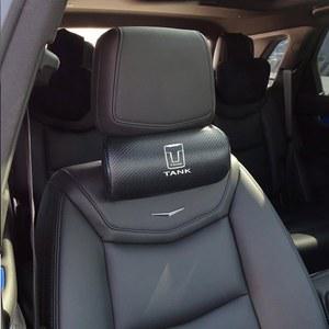 만리장성 GWM 탱크 300 도시 경계선 400 Hi4-T PHEV 500 Hi4-T 700 800 카시트 목 헤드 지지대 베개 탄소 섬유 머리 받침대