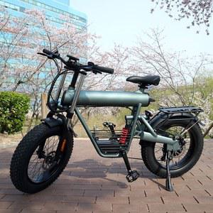 코스휠 COSWHEEL T20 20인치 리튬배터리 전기 팻바이크 전동 500W 년신형