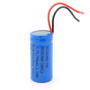 리튬이온 16340전지 700mAh KC인증 전원공급용 2선배터리