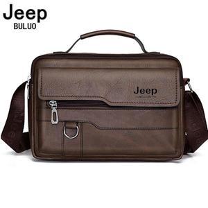 JEEP BULUO 다기능 비즈니스 핸드백 남자  어깨 가방 대용량 메저 크로스  빅