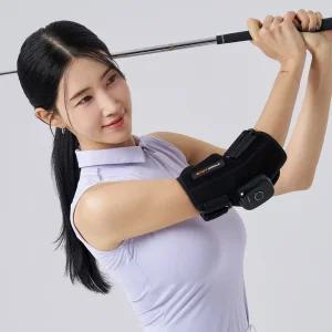 핫서클 EMS 에어 온열 팔꿈치 골프 테니스 전완근 엘보 마사지기