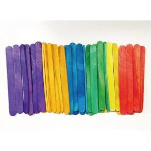 과학 미술 만들기 컬러 아이스크림 막대 50P 학교 재료 실험 부품 관찰