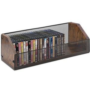 살라조리 DVD 보관함 - DVD 보관 케이스에 38개의 풀 케이스 CD, 76개의 슬림 케이스 CD, 데스크탑 또는 옷장 CD 스탠드, 블루레이용 CD 정리함 | 비디오 게임 케이스 | 종이 | 카드