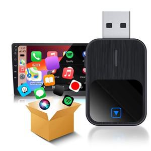 무선 안드로이드 자동차 및 카플레이 동글 USB-C AI 박스 연결 음성 제어 OEM 유선 2 in 1