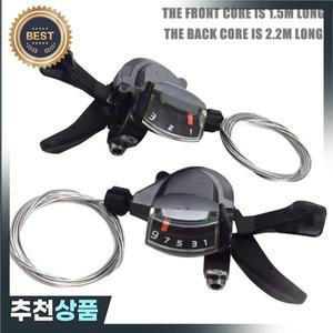 1 M4000 자전거 변속기 시프트 레버 3X9 27 속도 MTB 산악 접이식 시프터 SL-M4000 사이클링