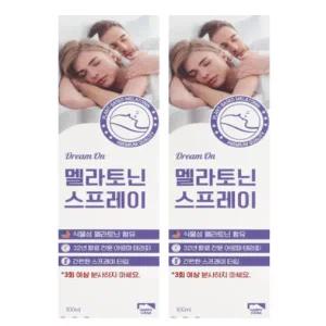해피카사 멜라토닌 스프레이 100ml 2개 식물성 아로마 테라피
