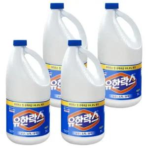유한락스 레귤러 락스 3L 4개