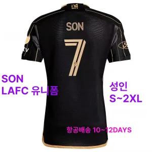 yulmubao LAFC 축구유니폼 손흥민 손흥민유니폼 2025 기능성 성인 유브이차단