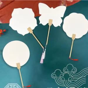 손글씨 부채 쇼핑추천 캐릭터 선물용 어린이집 체험 DIY 수묵화 캘리그라피 활동 꽃 꾸미기