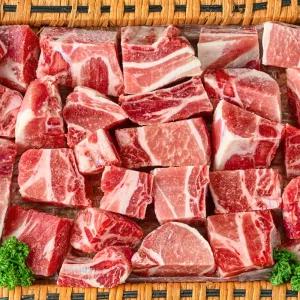 농가살리기 국내산 흑돼지 찜갈비용 1kg