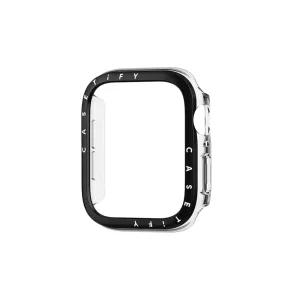 CASETiFY 투명 시계 케이스 - 애플 워치 시리즈 4-6 SE 40mm와 호환 블랙