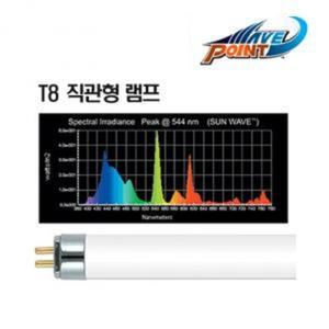 [당일배송] 웨이브포인트 T8 직관등 [썬 웨이브 10000K] 40W/수조조명 수조형광등 어항형광등
