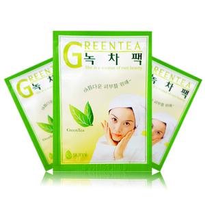 수미 일회용 마사지 팩 녹차팩 10ml x 20개 미용 마스크 얼굴 사우나 목욕탕