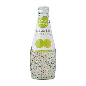 메가커피 돌체리듬 바질씨드 드링크 청포도향 290ml