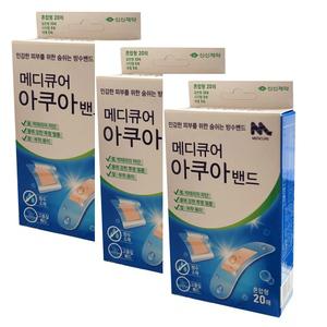 신신) 메디큐어 아쿠아 밴드 혼합형 (20매) x 3팩