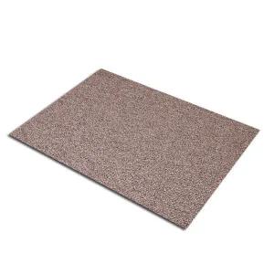 투톤코일 현관매트 60X90cm/베이지+브라운/미끄럼방지 건물입구 베란다 사무실 업소용 학교 출입구
