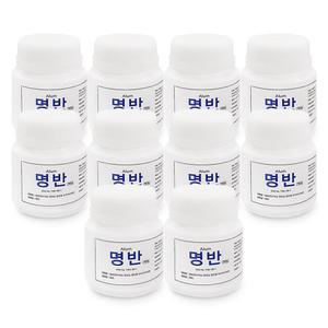삼현제약 명반 180g 10개 백반 뱀퇴치 염색 가루 원형통