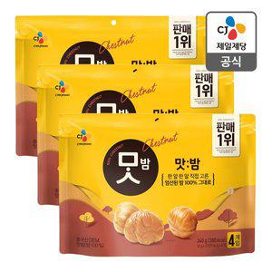 [CJ제일제당][본사배송] 맛밤60G4번들 X 3개