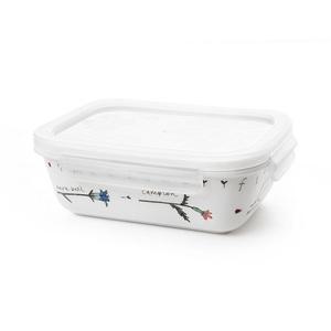 [롯데백화점]레이첼바커 젠한국 메도우플라워 직사각 대 밀폐용기 920ml