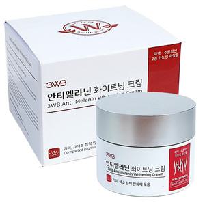 안티멜라닌 화이트닝 크림 50mlX5개 기미 과색소 침착에 도움