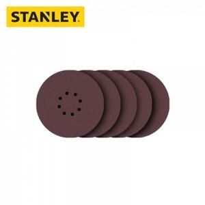 스탠리 225mm 원형 샌딩페이퍼 120방 5개입) STA0120WS 자재