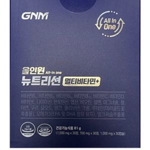 GNM자연의품격 올인원 뉴트리션 멀티비타민+ 2700mg 30판 / TL