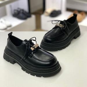 [엘초이]캐주얼 아웃솔 너클 스트랩 5cm 통굽 로퍼 FSP2401DS8555