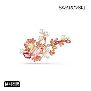 [스와로브스키](강남점)[본사정품/쇼핑백증정]Gema 핑크 골드 톤 브로치 5688478