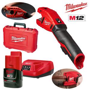 milwaukee 충전파이프커터 PC-30 (12V 3.0Ah) 동파이프 절단기 작업능력/12-28mm (자동조절) 방수헤드