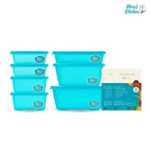 밀폐용기 김치통 반찬통 야채보관 대파보관 미라클통 미라네 2호 세트-9P