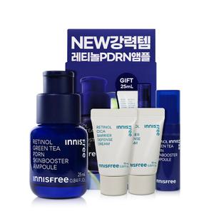 이니스프리 레티놀 그린티 PDRN 스킨부스터 앰플 25ml 기획세트_B