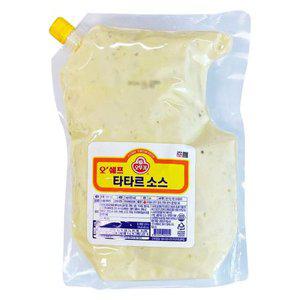 [오뚜기] 오쉐프 타타르소스 3kg (스파우트팩) 4개