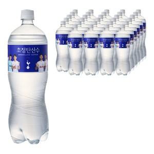 초정탄산수 플레인 음료 대용량 음료간식 1.5L 36개