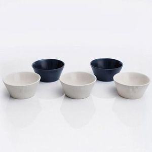 로얄 도자기 면기 세트 대접 라면 덮밥 국 그릇 5P