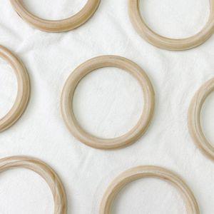 우드링 9.5cm 마크라메 나무링 우드고리