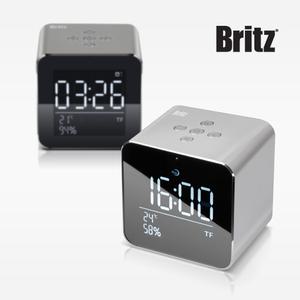 브리츠 BZ-V99 무선 휴대용 블루투스 스피커 AUX TF슬롯 디지털 LED 알람 탁상시계 C타입