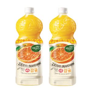 웅진 자연은 달콤 감귤 1.5L (12펫)