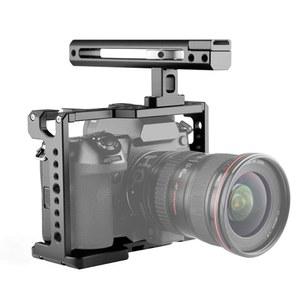 포토4이지 카메라 케이지 스태빌라이저, 콜드 슈가 장착된 알루미늄 합금 비디오 케이지, DSLR 카메라용 상단 손잡이 그립 파나소닉 S1 S1H S1R
