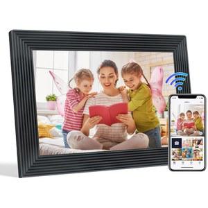 Uhale 디지털 액자 Wi-Fi - 10.1인치 액자, 전자 SD 카드 슬롯 데스크톱 IPS 터치 스크린 HD 디스플레이 자동 회전 슬라이드쇼 공유 사진이 원격으로 소원을 보냅니다