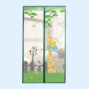 현관 자석 망 사각 방충 모기장 기린아이 문모기장(90x210cm) 현관모기장 방문문