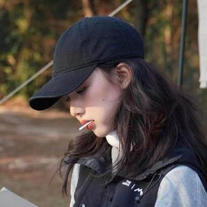 [BZI3J2M6_51IE]커플 데일리 올블랙 무지 볼캡 1P 캡모자