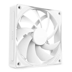 NZXT F120Q, 120mm 조용한 공기 흐름 PC 케이스 팬, 흡배기, 집중 공기용 모따기 프레임, 유체 동적 베어링, 저소음, PWM 제어, 흰색
