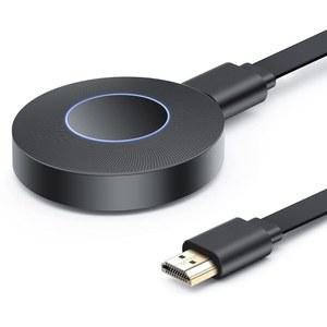 무선 HDMI 디스플레이 동글 어댑터, 지연 없음, APP 필요 스마트폰 /태블릿 /노트북 /PC에서 HDTV로 비디오 스트리밍에 사용됨 /프로젝터 /모니터링, Android /iOS /Windows /MacOS 시스템 지원