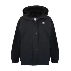 뉴발란스 스트레치 롱 바람막이 자켓 블랙 NBNAC1W302-19